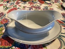 Bernardaud gemme Gris SAUCIERE PORCELAINE DE LIMOGES - Gravy Boat
