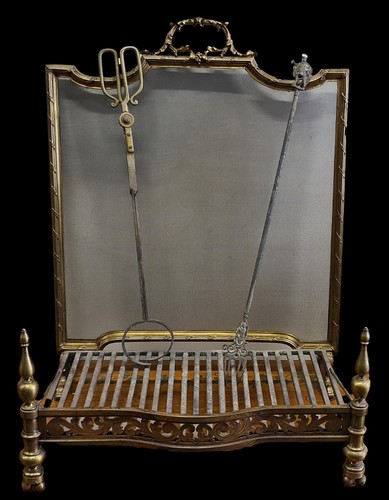 Ensemble cheminée bronze - de, cheminÉe.