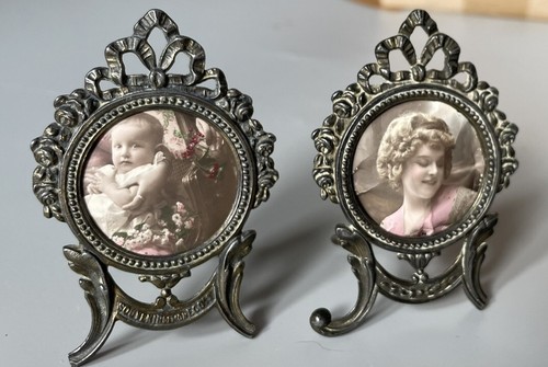 Porte photo anciens laiton - 2,
