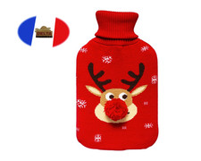 Bouillotte Rouge Renne avec