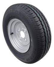 Roue 145/80R10 Anhängerrad Roue Compléte 145R10, 145/10 Lk 100x4 Jante 3,50x10