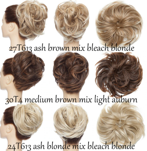 Chouchou chignon cheveux - cheveux, 100%