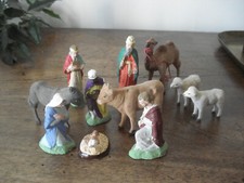 Lot de 11 santons anciens