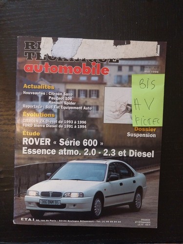 Revue technique rover 620 - 620, 623