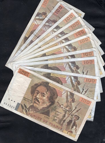 France lot billets - france, 10