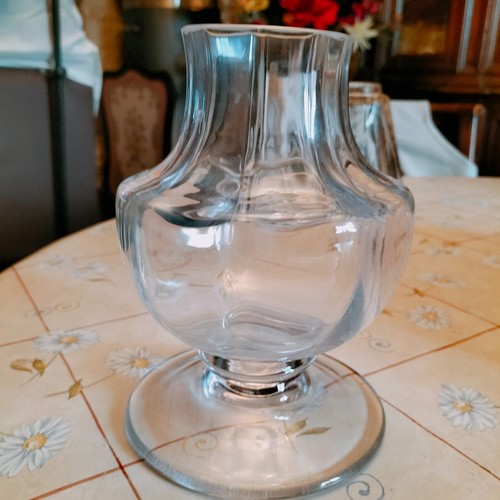 Art deco ancien vase cristal - art,