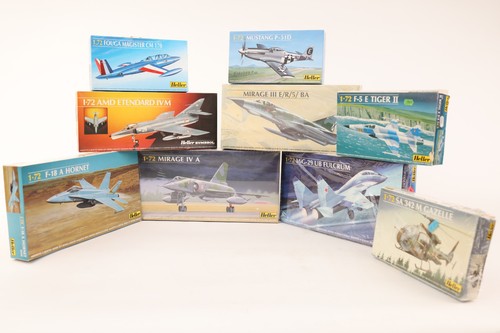 Heller lot 8 maquettes - de,