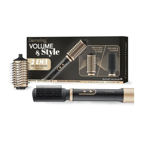 Brosse soufflante - 2-en-1,