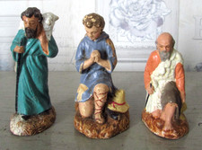 Lot de 3 santons Devineau