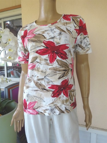Tee shirt blanc imprime - tee,