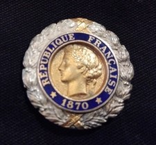 Médaille Militaire de 1870 Valeur et Discipline  N°744/C  ARGENT Poids/ 13 gr