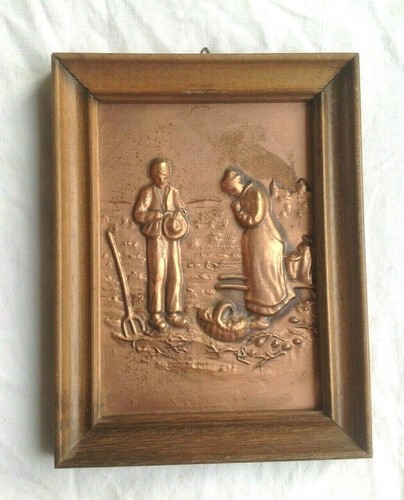 Tableau cuivre repoussee - tableau,