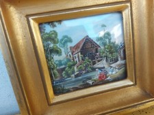 PEINTURE MINIATURE SIGNEE 