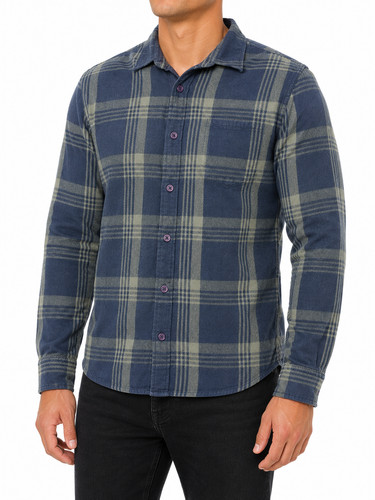 Chemise boutonnée carreaux - chemise, à