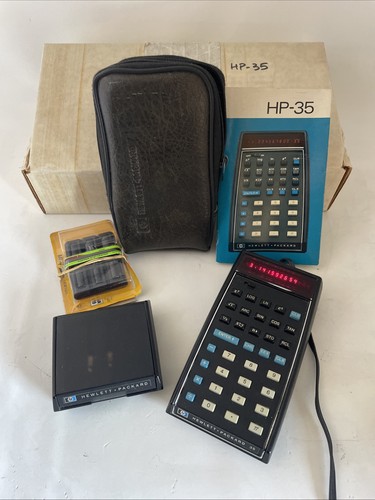 Vintage handheld - hp-35,