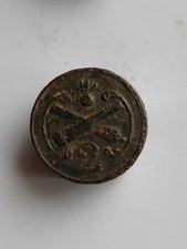 1er empire bouton plat numéro