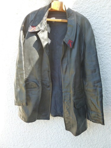 Ancien long manteau - manteau, pompier