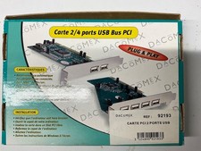 Carte PCI 2 ports USB Dacomex