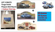 OFFRE PLAQUES BOB NEYRET  AVEC CADEAU / ALPINE ET CITROEN
