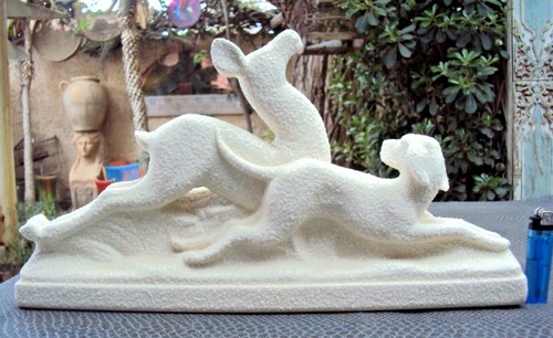 Ancienne sculpture animalière - sculpture,