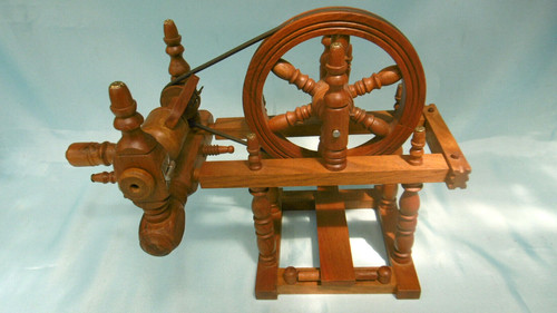 Ancien rouet bois jouet - bois,