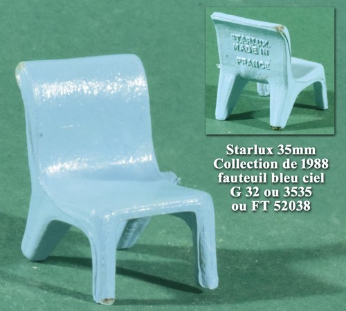 Starlux 35mm fauteuil bleu - 35mm,,