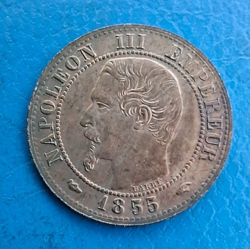 Napoléon iii centime 1855 - napoléon,