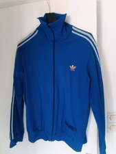 veste de survêtement homme Adidas vintage ventex 186 bleu rare très bon état 