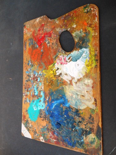 Palette artiste peintre - d'artiste,