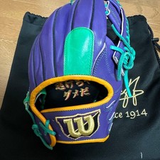 Gant de softball Wilson 87 Infield personnalisé EVANGELION brodé...