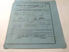 Billet train Chemin de fer de L EST Permis de circulation 1900 PARIS COULAUMIERS