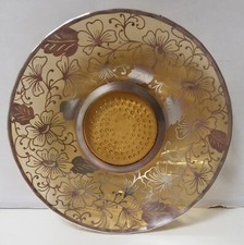 coupelle verre argent saint graal cristallerie metal petite assiette