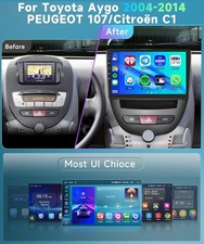 Autoradio 9" Toyota Aygo/Peugeot 107/Citroen C1 2004-2014, SH4AMPOD