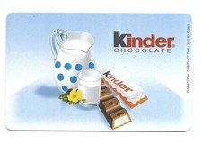 RARE / CARTE TELEPHONIQUE - KINDER : OEUF CHOCOLAT LAIT / PHONECARD TELECARTE