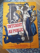 Affiche LITHO 1949 INTERDIT AU