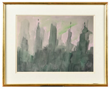 PIERRE PATUREAU (1924-2020) SUPERBE PEINTURE PAYSAGE ET LUMIERE SIGNEE (23)