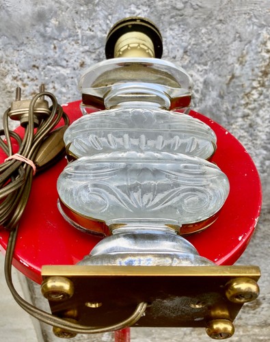 Lampe bureau verre avec - de,