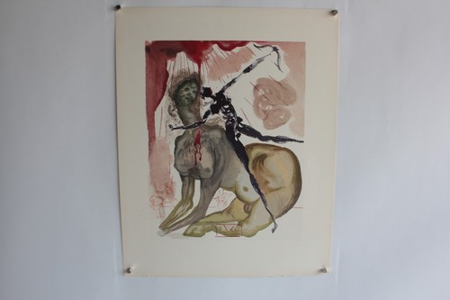 Salvador dali lithographie - dali, la