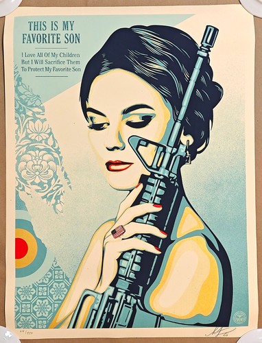 Shepard fairey obey miss - obey,