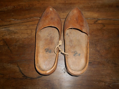 Paire sabots bois - paire, de