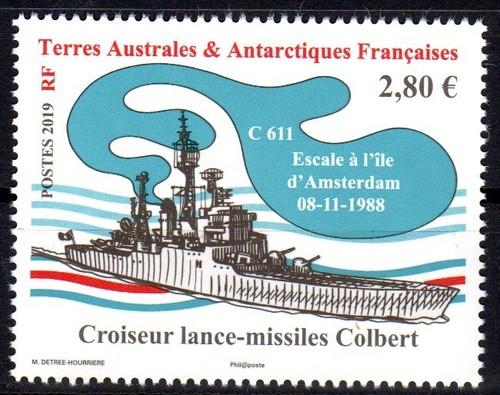 Timbre taaf 886 - taaf, n°886