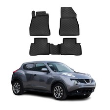 OMAC Tapis de sol pour Nissan Juke 2010-2019 en caoutchouc Noir