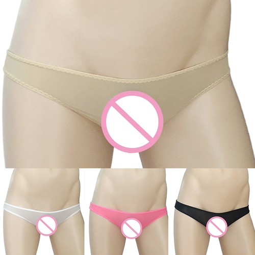 Slip homme translucide sous