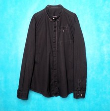 chemise Marithé + François Girbaud noir vintage taille XXL