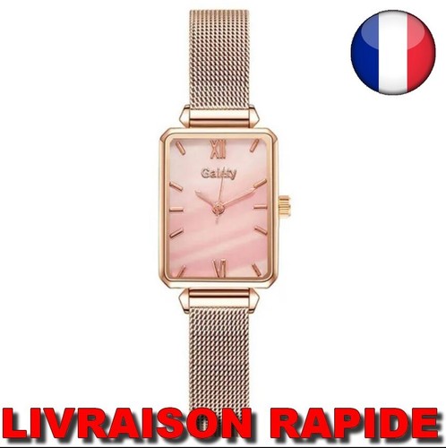 Montre quartz carrée - carrée, femme