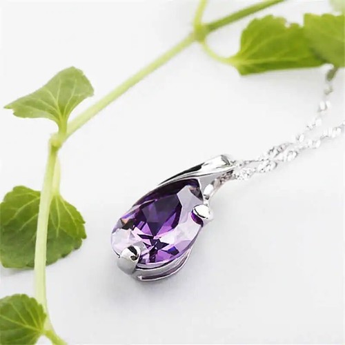 Collier pendentif goutte - collier, d'eau