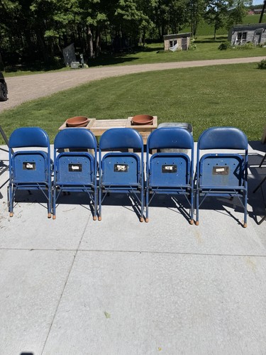 Old metrodome folding chairs