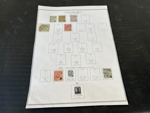 Page album timbres - , de