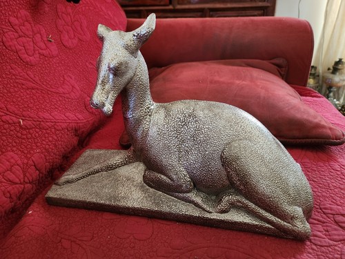 Biche sculpture animaliere art - animaliere,