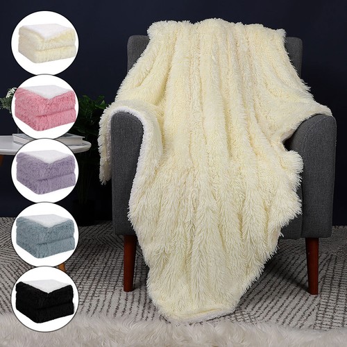 Couverture fausse fourrure - couverture,